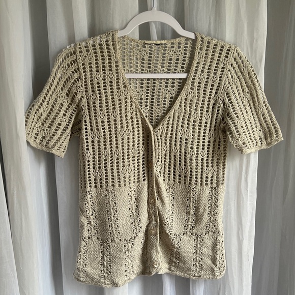 💛Vintage // AE Crochet Knit Top💛 - Picture 2 of 3
